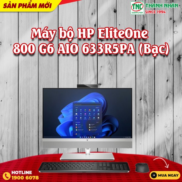 Máy bộ HP EliteOne 800 G6 AIO 633R5PA (Bạc)