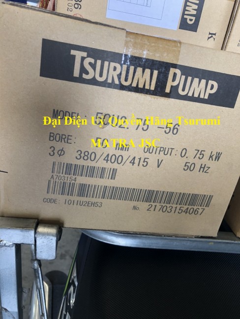 Máy bơm nước thải Tsurumi công suất 3,7kw Call (*0983.480.896*)
