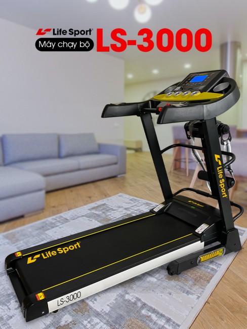 Máy chạy bộ Lifesport LS-3000 - chạy bộ thích mê -đam mê chẳng ngại thời tiết