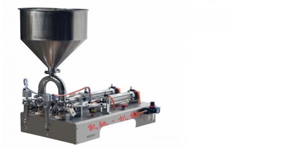 Máy chiết rót dịch sệt, máy chiết rót sate, máy chiết dịch đặc 2 vòi