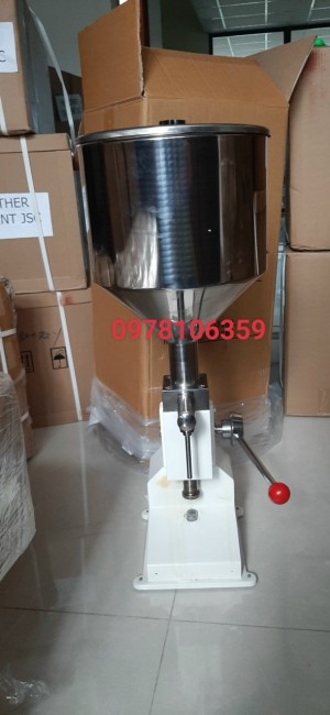 Máy chiết rót thủ công A03, máy chiết rót gạt tay, máy chiết rót dịch sệt/ kem đặc