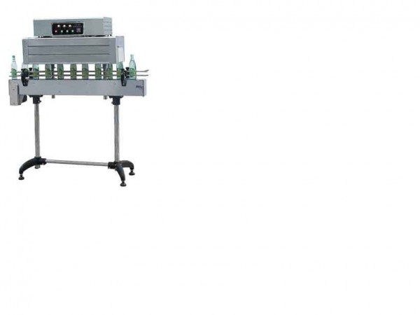 máy co màng nắp chai bán tự động, máy rút màng co nắp chai rượu BSS-1538B