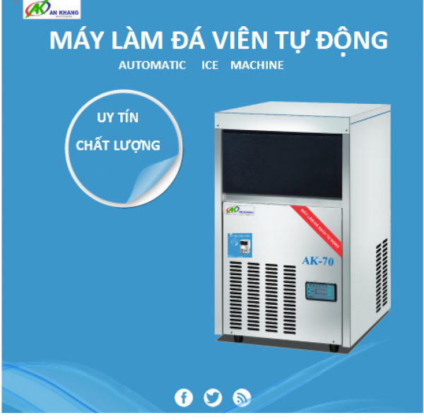 Máy đá viên chất lượng 30kg/24h cho hộ gia đình