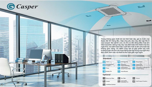  Máy điều hòa âm trần Casper mang đến trải nghiệm sảng khoái