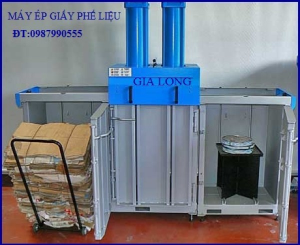 Máy ép giấy phế liệu - cokhigialong