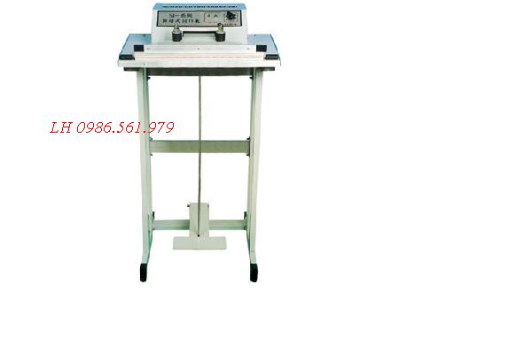 máy ép miệng túi nilon dập chân,máy ép miệng bọc dập chân PFS-600