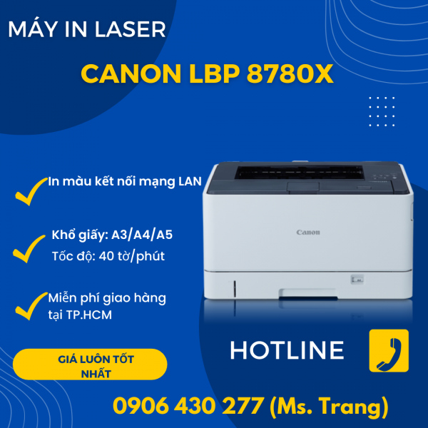Máy in laser Canon lbp 8780x giá cực rẻ 2023