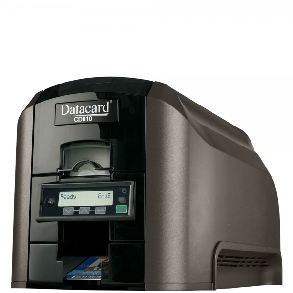 Máy in thẻ nhựa 1 mặt - Datacard CD810, máy in ID Card