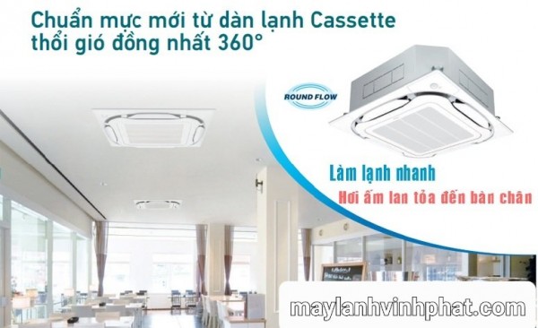 Máy lạnh âm trần cassette DAIKIN giải pháp vượt trội cho không gian thương mại