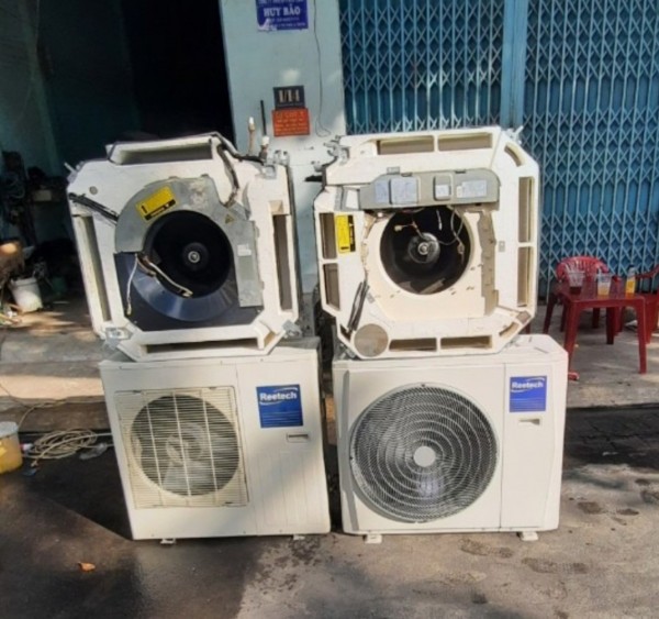 Máy lạnh âm trần cũ ở Phan Thiết - 0907 243 680