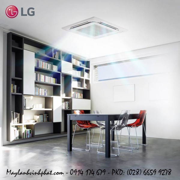 Máy lạnh âm trần LG 1 hướng thổi & Máy lạnh âm trần LG 4 hướng thổi có ưu điểm gì