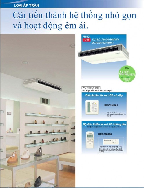 Máy lạnh áp trần Daikin đảm bảo về chất lượng - lạnh nhanh và sâu