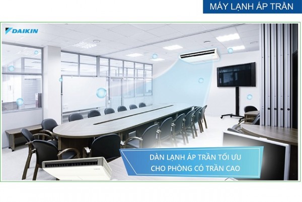 Máy lạnh áp trần Daikin độ ồn được giảm xuống tối đa