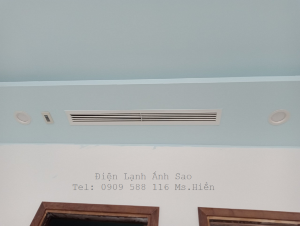 Máy lạnh giấu trần Mitsubishi Heavy - Nối ống gió