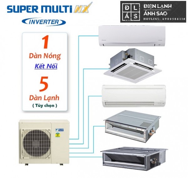 Máy lạnh Multi Daikin Inverter - Chất lượng giá rẻ