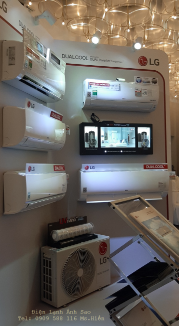 Máy lạnh treo tường LG Inverter - Cam kết hàng chính hãng
