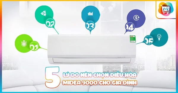 Máy lạnh treo tường MIDEA - 5 lý do nên mua và sử dụng ngay
