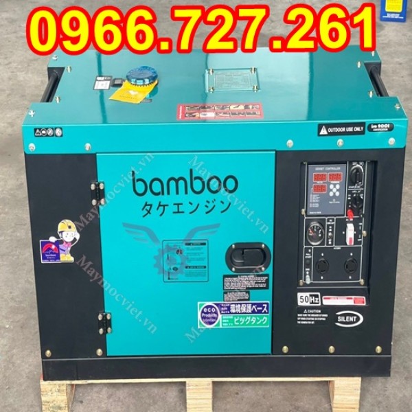 Máy phát điện chống ồn Bamboo BmB 7800ET có đề cót