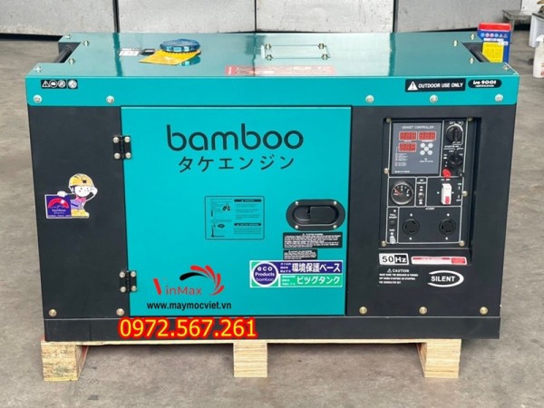 Máy phát điện diesel Bamboo BmB 7800ET có tay đề cót