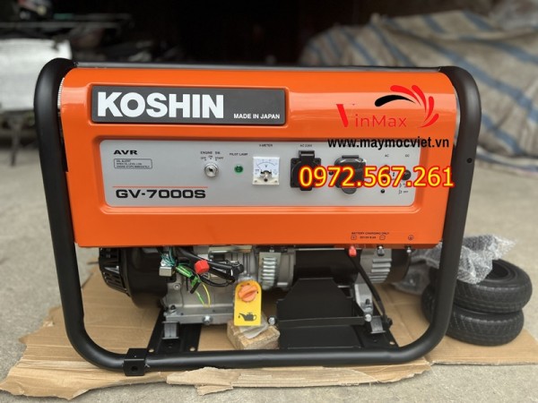 Máy phát điện xăng Nhật Bản Koshin GV-7000S (5.5KVA)