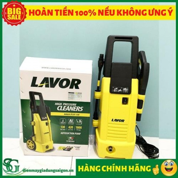 Máy rửa xe cao áp Lavor Ninja Plus 130 đánh bay mọi vết bẩn