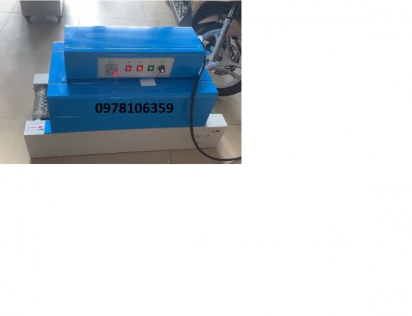 Máy rút màng co nắp chai, máy rút màng co hộp mỹ phẩm, máy bọc màng co PVC