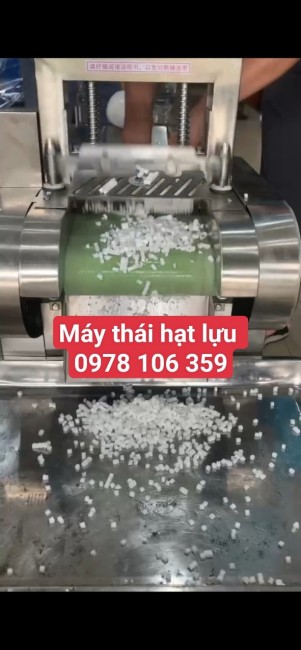 Máy thái cùi bưởi hạt lựu, máy thái nha đam hạt lựu, máy thái mứt xoài hạt lựu