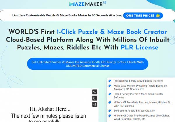 MazeMaker 2.0 OTO - 2022 Full 6 OTO Upsell Links + 88VIP 2,000 Bonuses Value $1,153,856