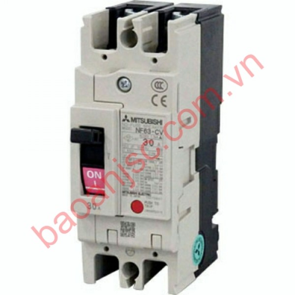 MCCB Mitsubishi NF-C 2P series  NF125-CV 2P 100A 10KA