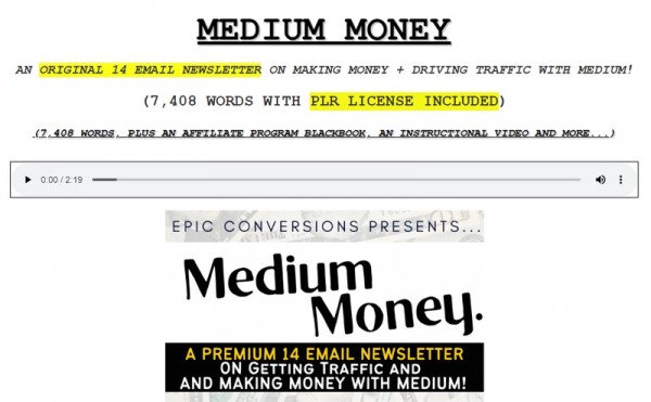 Medium Money PLR Review – 88New 2023 OTO Full Links + Mega 2,000 Bonuses Value $1,153,856