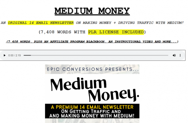 Medium Money PLR Review –| Is Scam? -11⚠️Warniing⚠️Don’t Buy Yet Without Seening This?