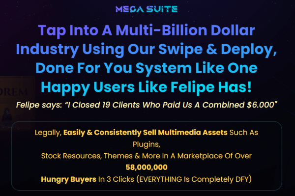 MegaSuite OTO - 2022 Full 7 OTO Upsell Links + 88VIP 2,000 Bonuses Value $1,153,856