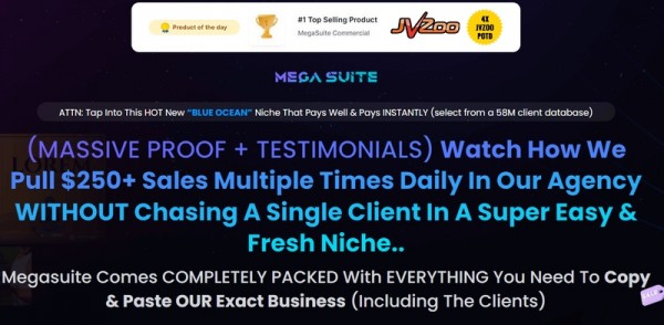 MegaSuite OTO – 99New 2023 OTO Full Links + Mega 2,000 Bonuses Value $1,153,856