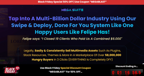 MegaSuite Review - VIP 3,000 Bonuses $1,732,034 + OTOs 1,2,3,4,5,6,7,8,9 Link Here