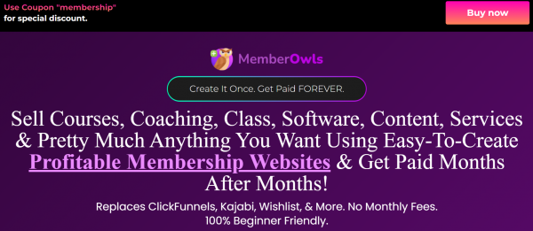 MemberOwls Review - VIP 3,000 Bonuses $1,732,034 + OTOs 1,2,3,4,5,6,7,8,9 Link Here