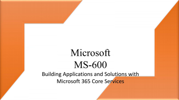 Microsoft MS-600 exam dumps – 100% Real Questions and Answers