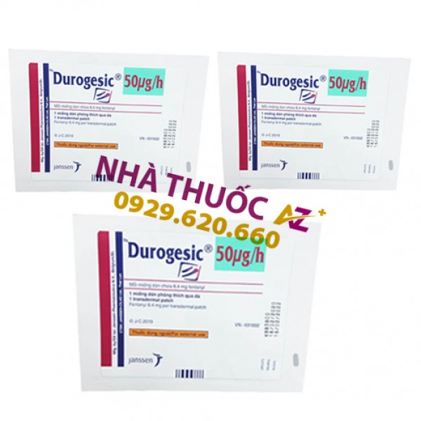 Miếng dán Durogesic – Cộng dụng, liều dùng, giá bán, mua ở đâu Hà Nội, HCM?