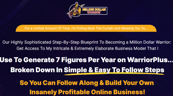 Million Dollar Warrior OTO Upsell - 88New 2023 Full OTO: Scam or Worth it? Know Before Buying