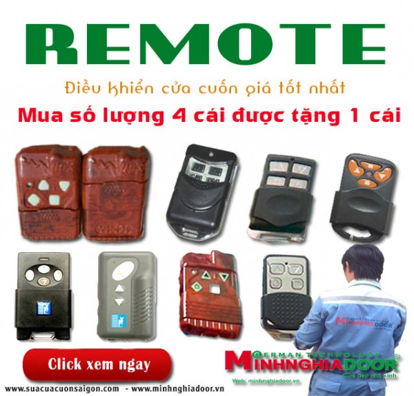 MỞ KHÓA REMOTE CỬA CUỐN