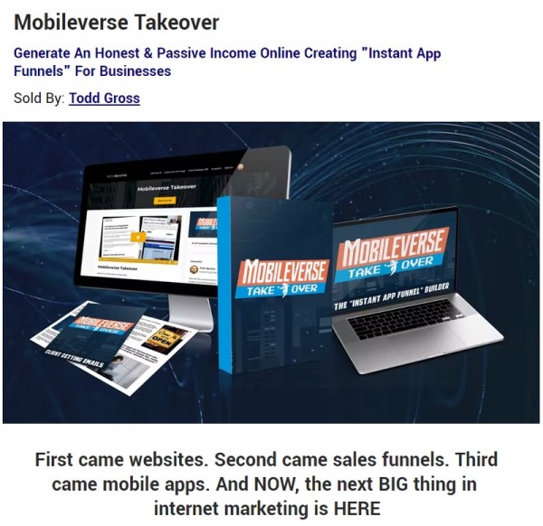 Mobileverse Takeover OTO 2022: Scam or Worth it? Know Before Buying