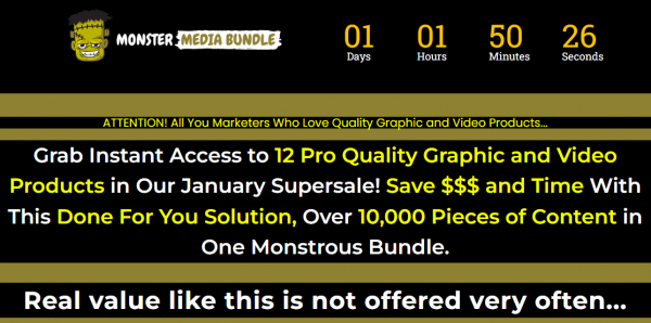 Monster Media Bundle Bundle Deal - 88VIP 3,000 Bonuses $1,732,034: Is It Worth Considering?