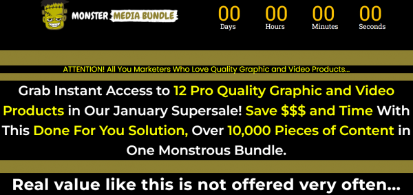 Monster Media Bundle Review - VIP 3,000 Bonuses $1,732,034 + OTOs 1,2,3,4,5,6,7,8,9 Link Here