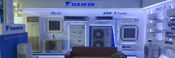 Một số dòng máy lạnh dùng gas R410a của thương hiệu DAIKIN đang được dùng phổ biến