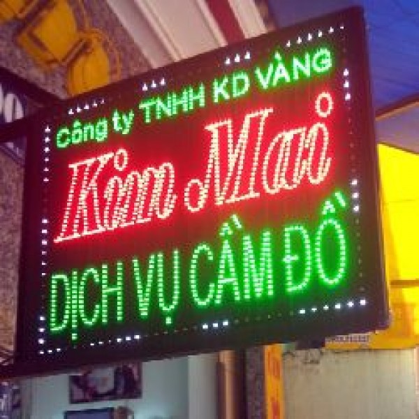 Một vài lưu ý khi làm biển led