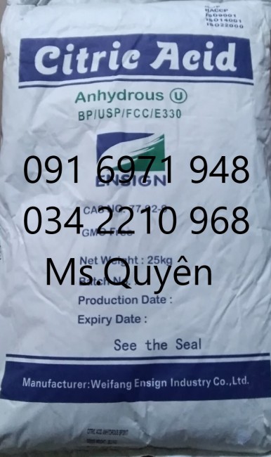 Mua bán sỉ citric acid hạ pH ao nuôi tôm cá hiệu quả