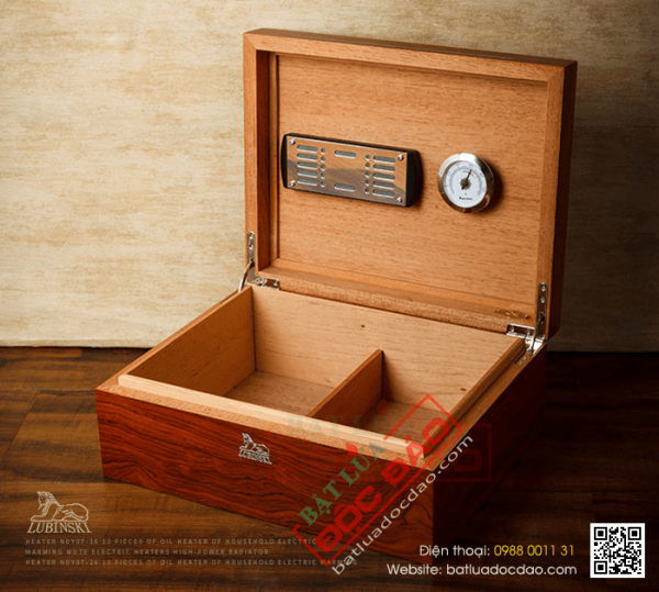 Mua hộp giữ ẩm cigar cao cấp RA25 được bảo hành và miễn phí giao hàng tận nhà