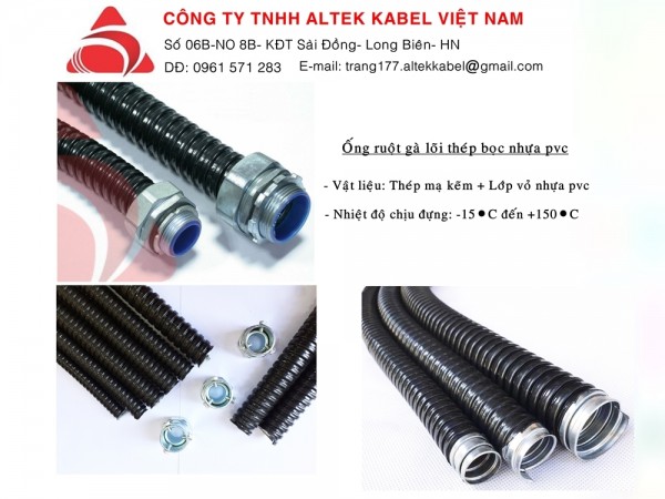 Mua ống ruột gà lõi sắt- ống luồn dây điện ở đâu giá tốt