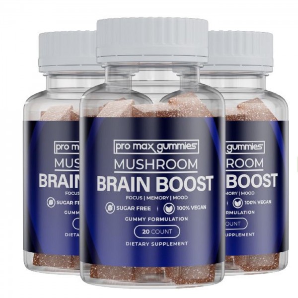Mushroom Brain Boost Pro Max Gummies | For A Healthy Brain.