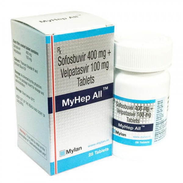 Myhep All Uses - Velpatasvir + Sofosbuvir Tablet