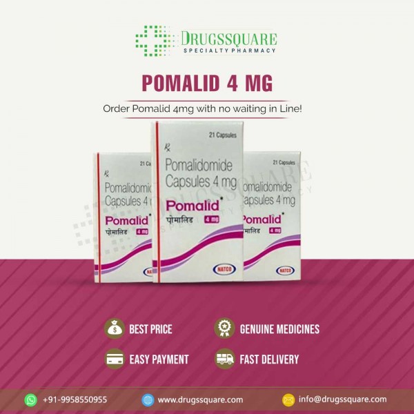 Natco Pomalid 4 mg Capsule - Buy Pomalidomide Online at Lowest Price in Vietnam